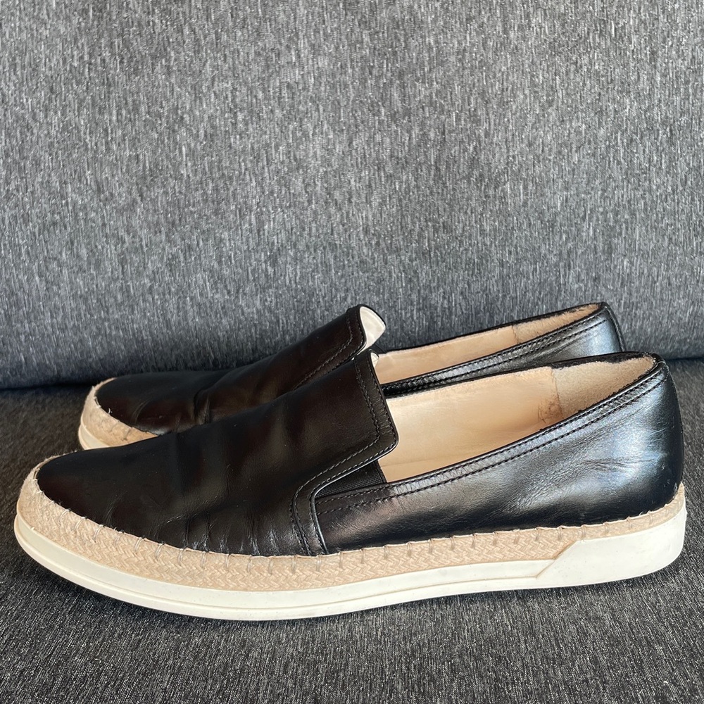 TOD’S Italy espadrilles sneakers lamb leather 39/9 slip-on